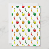 パプリカとスイートロングペッパー 招待状 (裏面)