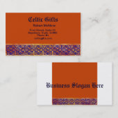 パプリカのケルト族のこぶ結び 名刺 (正面/裏面)
