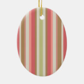 パプリカのストライプパターン セラミックオーナメント (裏面)