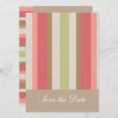 パプリカのストライプパターン セーブザデート (正面/裏面)