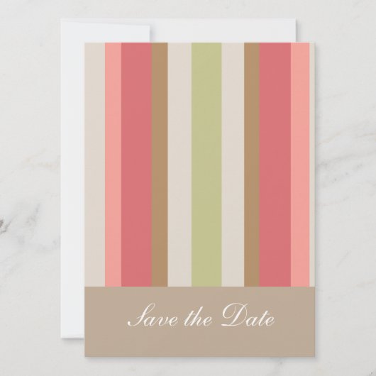 パプリカのストライプパターン セーブザデート (正面)