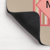 パプリカのストライプパターン マウスパッド (コーナー)