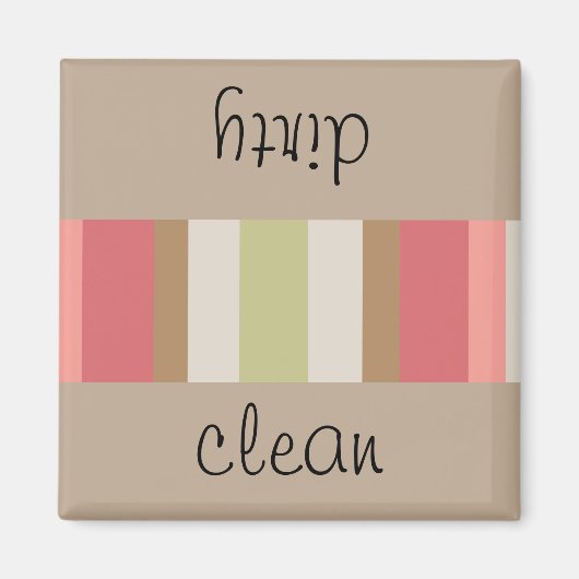 パプリカのストライプパターン マグネット (正面)