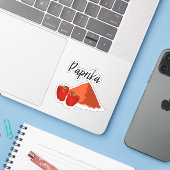 パプリカスパイスジャールステッカー シール (ノートパソコンとiPhone)