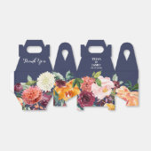 パプリカブルゴーニュフローラ結婚式の引き出物ボックス フェイバーボックス (折り畳みなし)