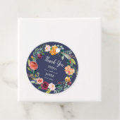 パプリカブルゴーニュフローラ結婚式の引き出物ラベル フェイバータグ (インサイチュ)