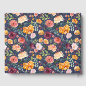 パプリカブルゴーニュ結婚フローラズゲストブック ゲストブック (裏面)