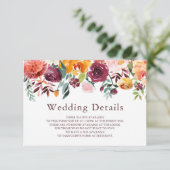 パプリカブルゴーニュ結婚フローラ詳細カード エンクロージャーカード (スタンド正面)