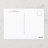 パプルアイリスランドスケープクロードモネ ポストカード (裏面)