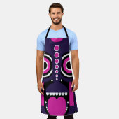 パプルピンクティキ エプロン (着用した状態)