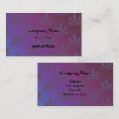 パプルモダンフローラデザイン 名刺 (正面/裏面)