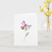 パプル花びら カード (黄色い花)