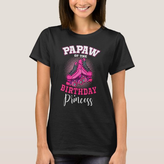 パプーの誕生日プリンセスローラースケート Tシャツ (正面)