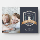 パプー最高のバイパー |ゴルフのおじいちゃん写真 フォトプラーク (正面)