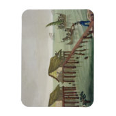 パプ族の居住地，ラワク，プレート22 マグネット (縦)