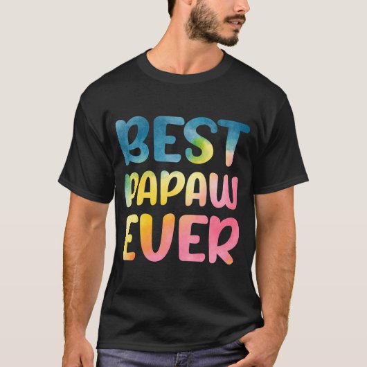 パプ最高のーーの父の日パパ Tシャツ (正面)