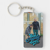 パプ最高のー・エバー |グランドパ写真 キーホルダー (正面)