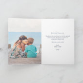 パプ最高のー・エバー |父の日の写真 カード (内部)