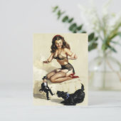 パペットのピン留め ポストカード (スタンド正面)