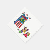 パペットショー紙ナプキンス スタンダードカクテルナプキン (角)