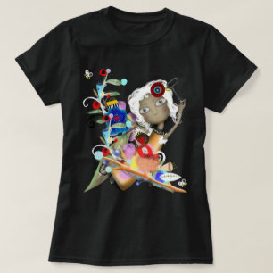 パペットワンダーランド葉植物性ボトル鍵T-Sh Tシャツ