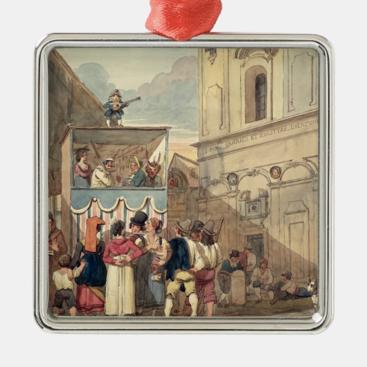 パペット劇場 メタルオーナメント (正面)