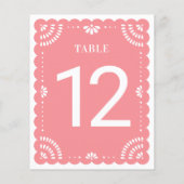 パペモダンル・ピカ結婚ードのテーブル番号，バラ (裏面)