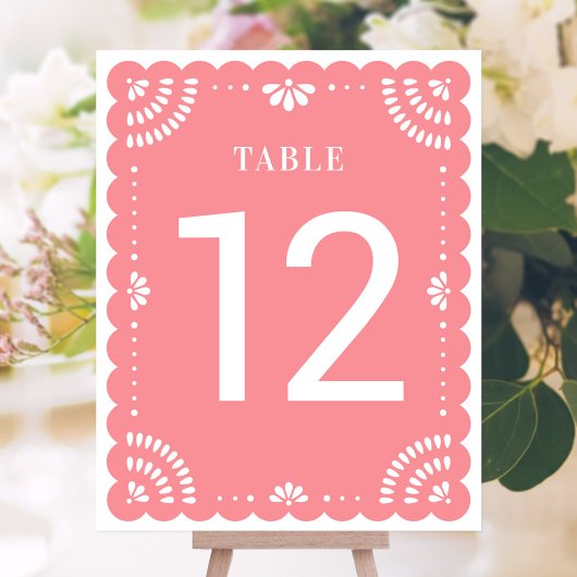 パペモダンル・ピカ結婚ードのテーブル番号，バラ