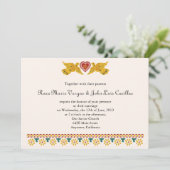 パペルカスタマイズピカド愛の鳥がインビタットを更新 招待状 (スタンド正面)