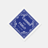 パペルピカカラフルドメ結婚キシカン紙 スタンダードカクテルナプキン (角)