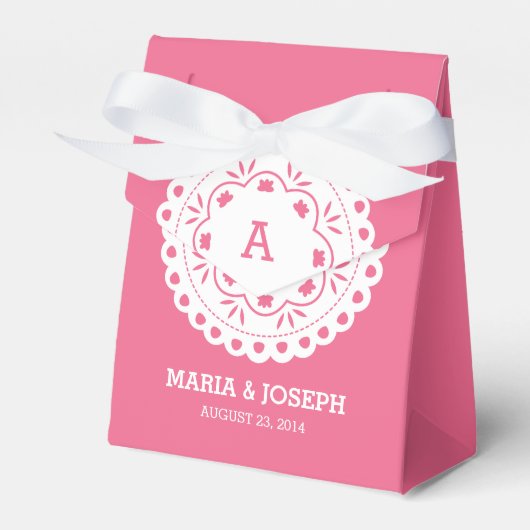 パペルピカドお気に入りボックス – ピンク フェイバーボックス (正面サイド)