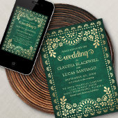 パペルピカドグリーン結婚式招待状 招待状