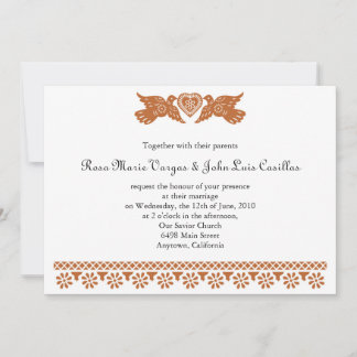 パペルピカドスタイルラブバード 招待状