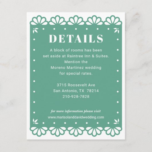 パペルピカドスタイル詳細エンクロージャカード エンクロージャーカード (正面)