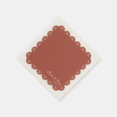 パペルピカドテラコッタメキシカン結婚チカン スタンダードカクテルナプキン (角)