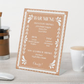 パペルピカドバーメニューメキシカンフィエスタペデスタルサイン 台座サイン (インサイチュ)