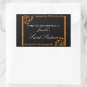 パペルピカドフィエスタスウィート16メキシコAny Color 長方形シール (バッグ)