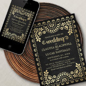 パペルピカドブラック結婚ズ 招待状