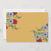 パペルピカドボタニカルフィエスタスウィート16メキシコ 招待状 (裏面)