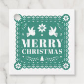 パペルピカドメキシカンクリスマスギフトラベル フェイバータグ (正面)