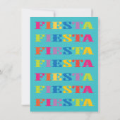 パペルピカドメキシカンフィエスタブライダルシャワー 招待状 (裏面)