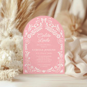 パペルピカドメキシカンベイビーシャワーアーチ招待状 招待状