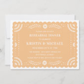 パペルピカドメキシカンリハーサルディナー招待状 招待状 (正面)