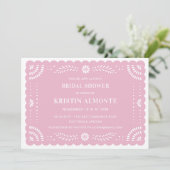 パペルピカドメキシコのブライダルシャワー招待 招待状 (スタンド正面)