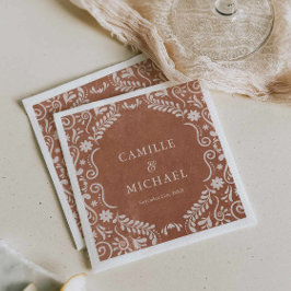 パペルピカドメ結婚キシカン紙 スタンダードカクテルナプキン