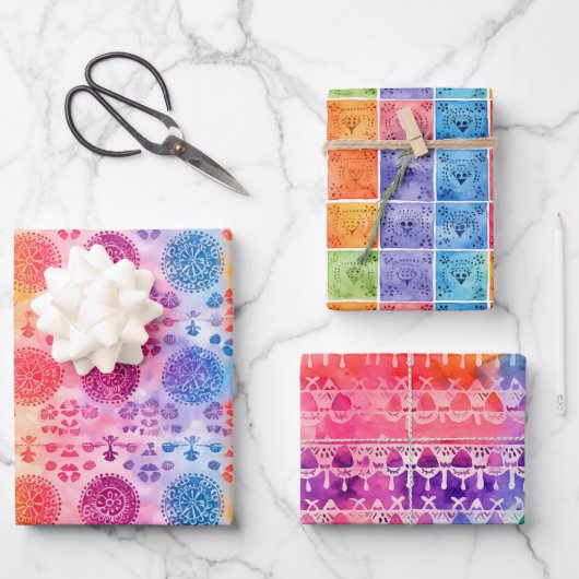 パペルピカドラッピング紙 ラッピングペーパーシート (正面)