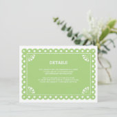 パペルピカド挿入カード – 緑 エンクロージャーカード (スタンド正面)