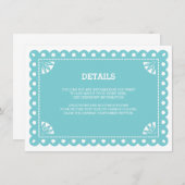 パペルピカド挿入カード – 青 エンクロージャーカード (正面/裏面)