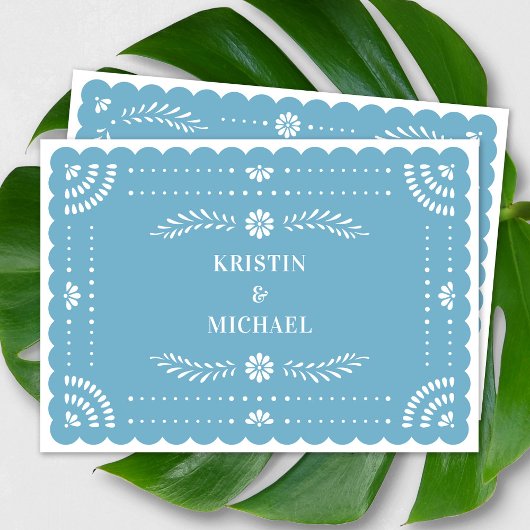 パペルモダンピカドメキシコ結婚式招待状 招待状