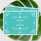 パペルモダンピカドメキシコ結婚式招待状 招待状